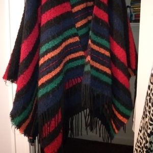 Woven Heart medium/large  sweater shawl